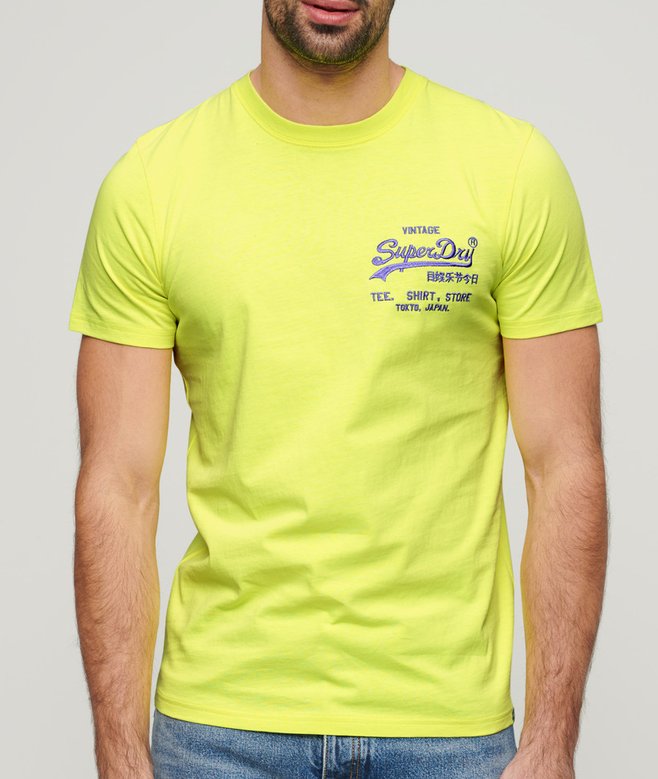 Neon Vintage Logo T-Shirt
