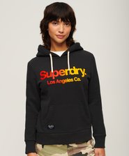 Felpa con cappuccio tono su tono Rainbow