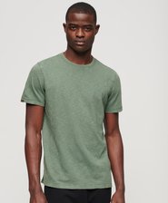 Crew Neck Slub Short Sleeved T-shirt