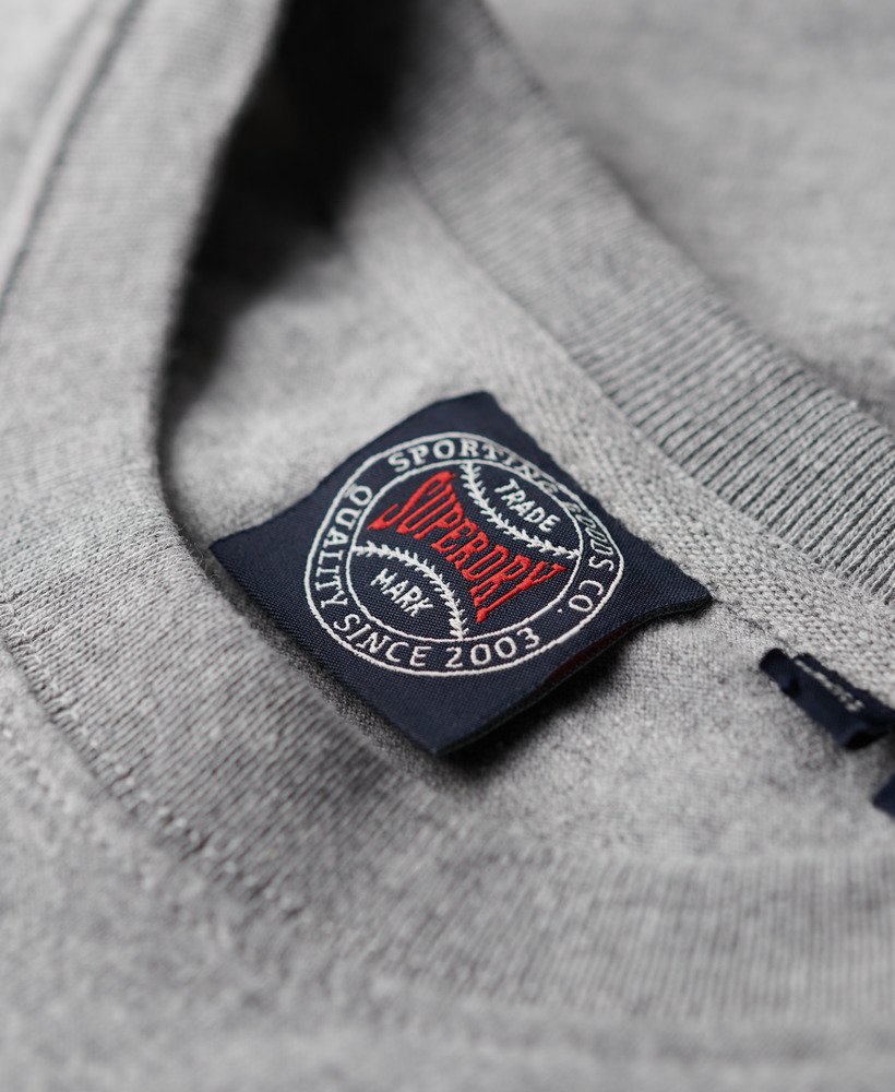 mens Osaka 6 Graphic T-Shirt in Ash Grey Marl | Superdry US