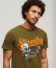 T-shirt con scritta Tattoo
