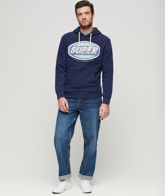 Gasoline Workwear Graphic Hoodie More Colours Available Price £29.99 Price reduced from £59.99 to You Save 50%