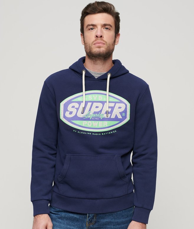 Gasoline Workwear Graphic Hoodie More Colours Available Price £29.99 Price reduced from £59.99 to You Save 50%