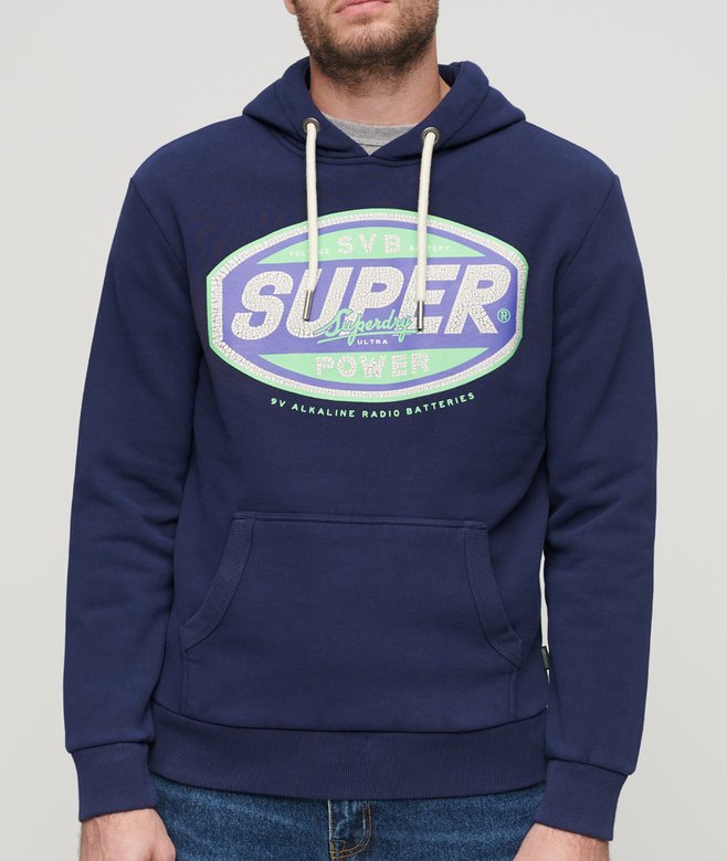 Gasoline Workwear Graphic Hoodie More Colours Available Price £29.99 Price reduced from £59.99 to You Save 50%
