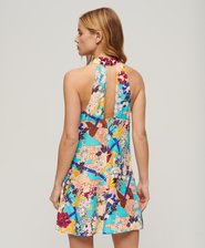 Hihaton painokuvioitu minimekko