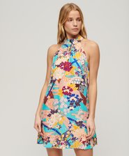 Hihaton painokuvioitu minimekko