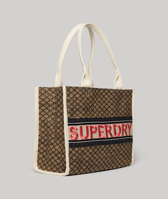 Sac fourre-tout Luxebleu marine losange pour Femme Superdry FR