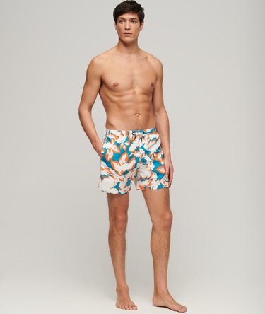 15inch badshorts i återvunnet material med tryck Image 5