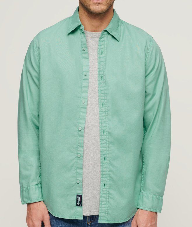 Overdyed Organic Cotton Long Sleeve Shirt More Colours Available Price £24.99 Price reduced from £49.99 to You Save 50%