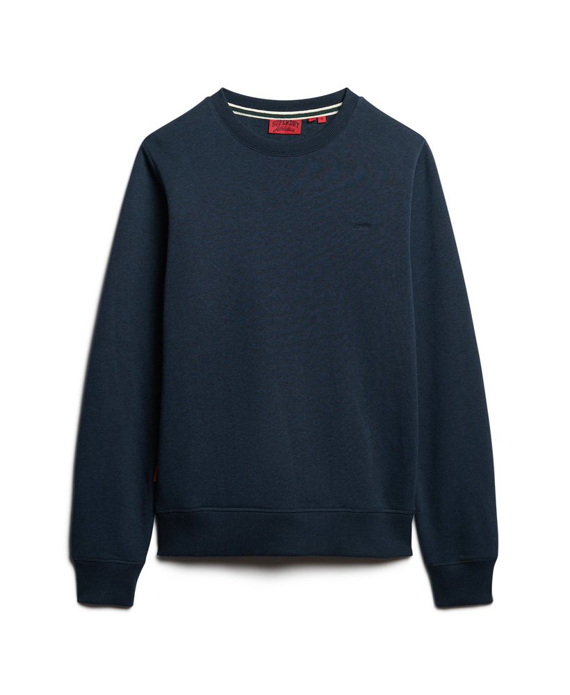 【Superdry】Superdry エッセンシャル ロゴ クルー トレーナー Next：日本 グレー - Superdry エッセンシャル ロゴ クルー