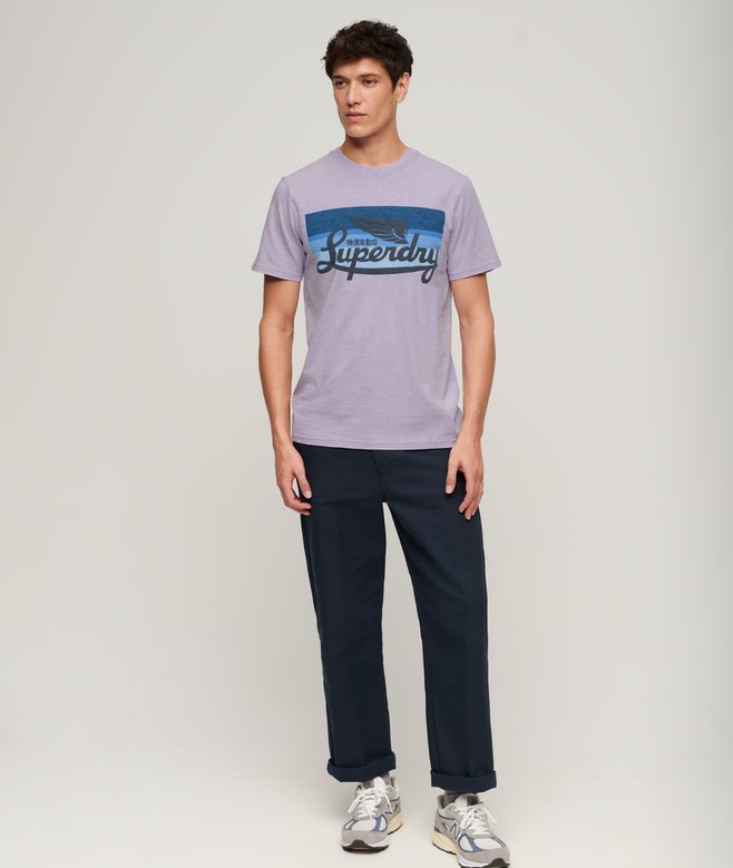 Cali Striped Logo T-Shirt