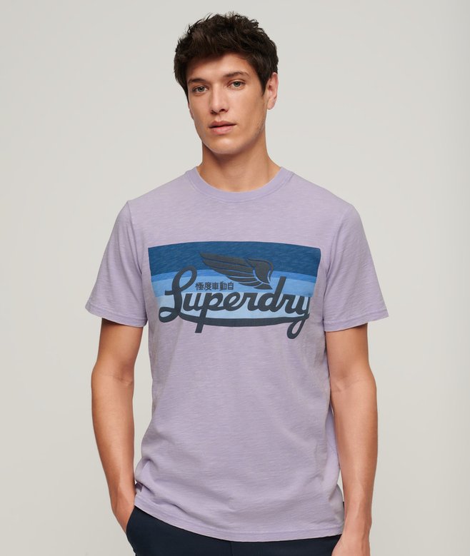 Cali Striped Logo T-Shirt