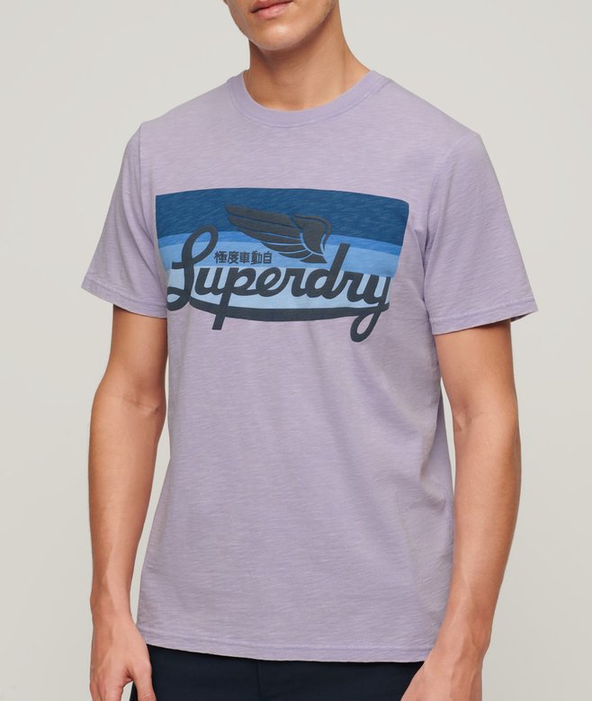Cali Striped Logo T-Shirt