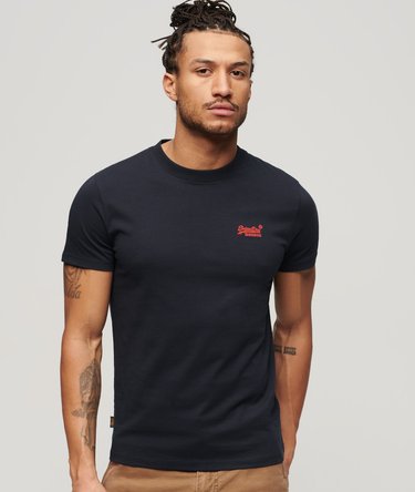 Essential T-Shirt mit neonfarbener Logostickerei Image 1