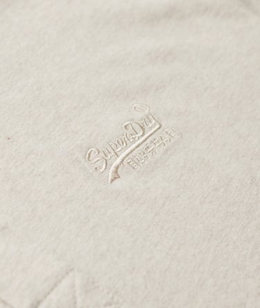 Organic Cotton Vintage Logo Embroidered Henley Top Image 3