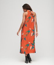 High Neck Maxi Dress