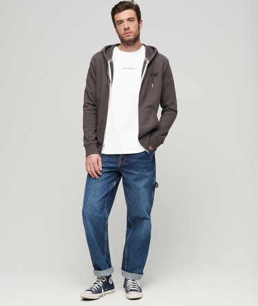 Essential Logo Zip Hoodie Image 5