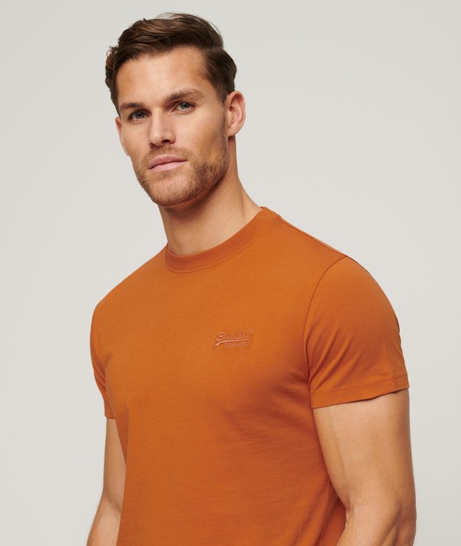 Organic Cotton Essential Logo Embroidered T-Shirt More Colours Available Price £19.99