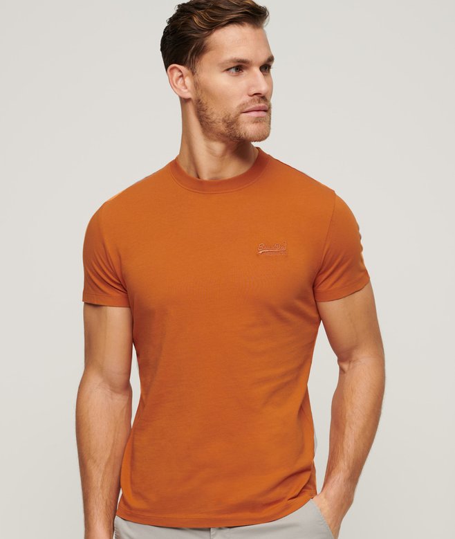 Organic Cotton Essential Logo Embroidered T-Shirt More Colours Available Price £19.99