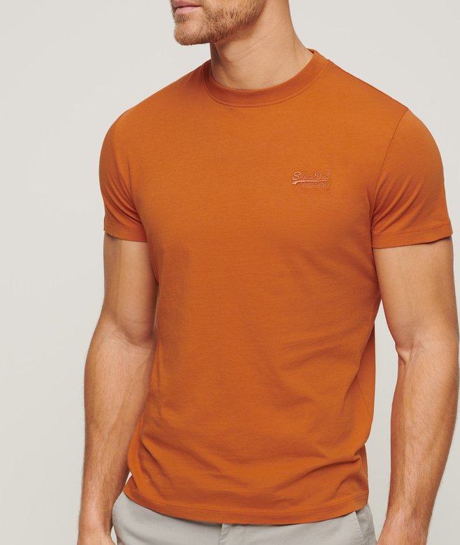 Organic Cotton Essential Logo Embroidered T-Shirt More Colours Available Price £19.99