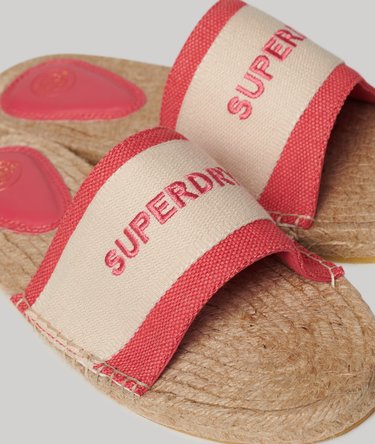 Canvas-Sandalen mit Espadrilles-Overlay Image 2