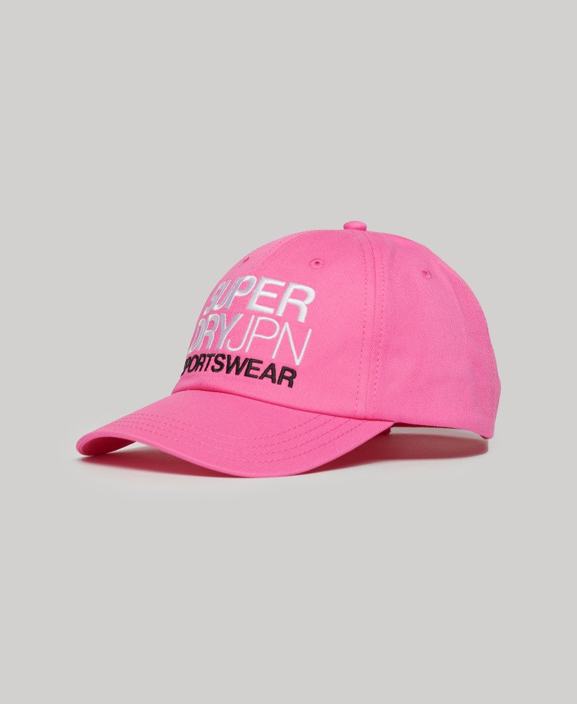 ◆Superdry◆ Pigment Vintage Two-tone Logo Ball Cap Pink PIGMENT VINTAGE 2-TONE LOGO BALL CAP - PINK - Superdry