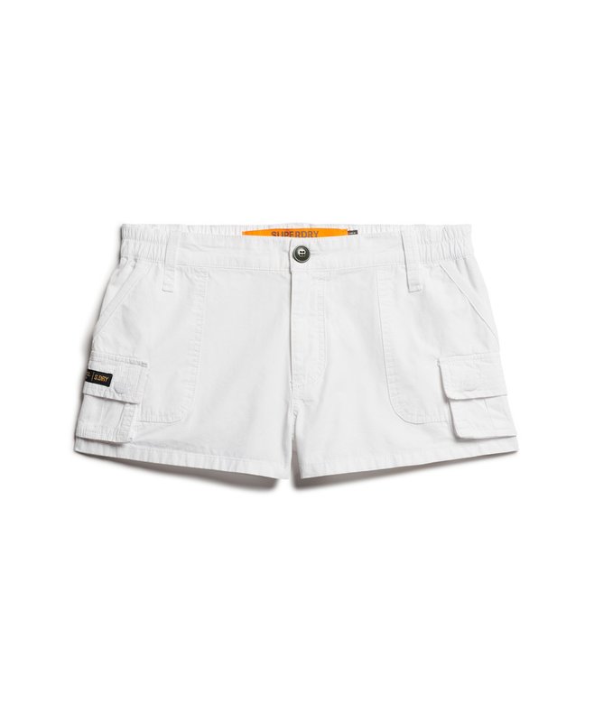 womens Utility Cargo Shorts in OPTIC Superdry UK