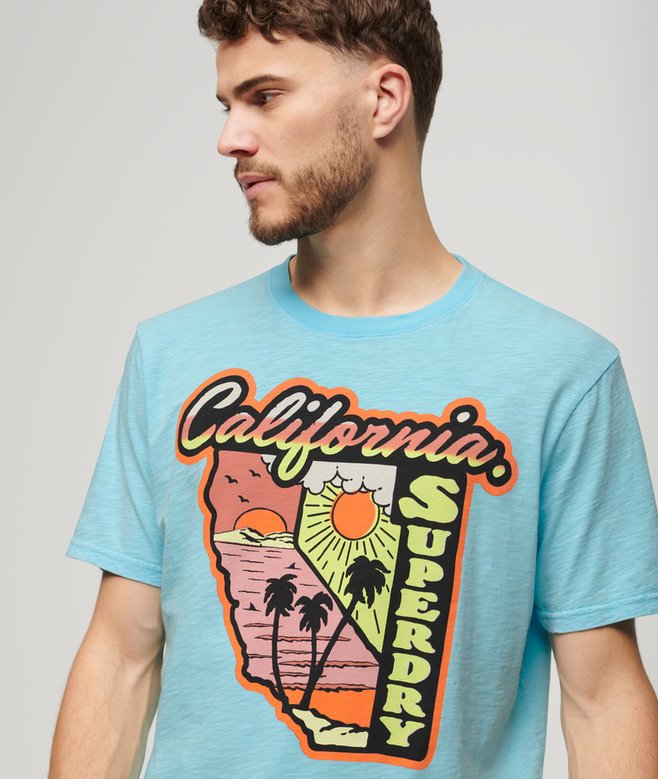 Neon Travel Graphic Loose T-Shirt