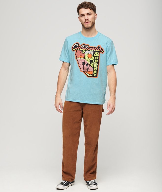 Neon Travel Graphic Loose T-Shirt