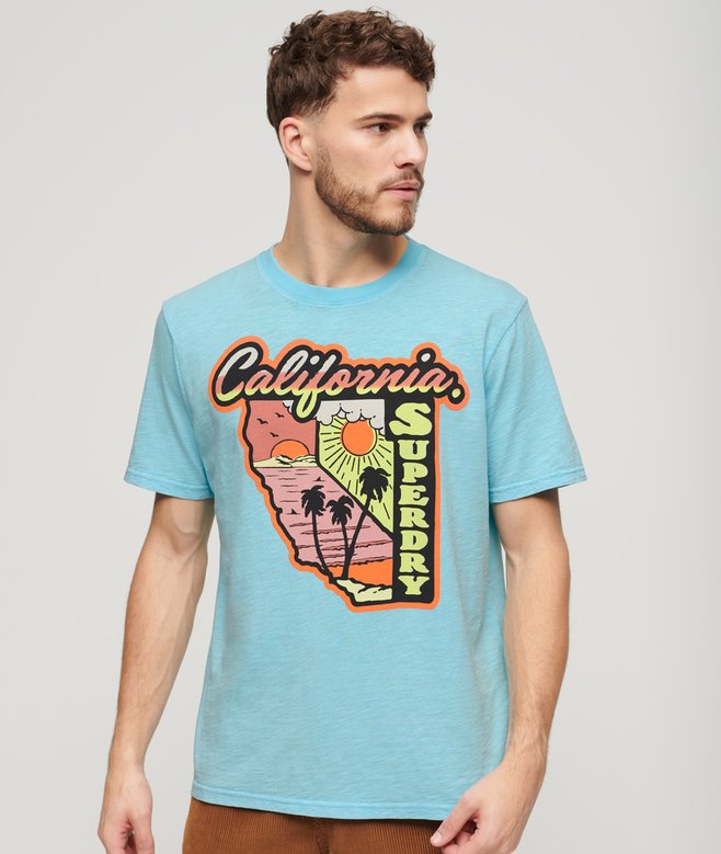 Neon Travel Graphic Loose T-Shirt