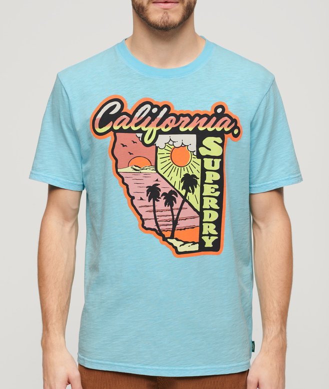 Neon Travel Graphic Loose T-Shirt