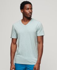 V-Neck Slub Short Sleeve T-Shirt