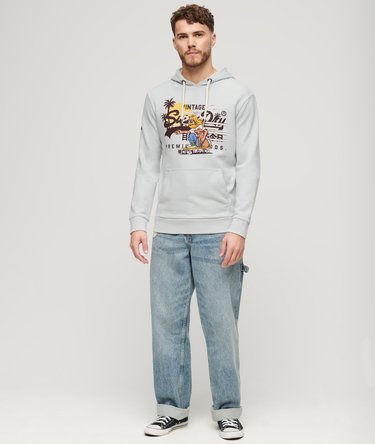 Vintage Logo Graphic Hoodie Image 5