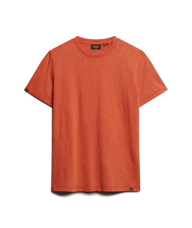 Crew Neck Slub Short Sleeved T-shirt
