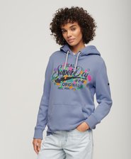 Sweat à capuche à fleurs Real Originals