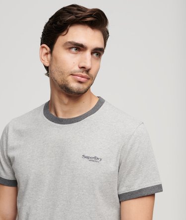 Camiseta ringer de manga corta con logo Essential Image 2