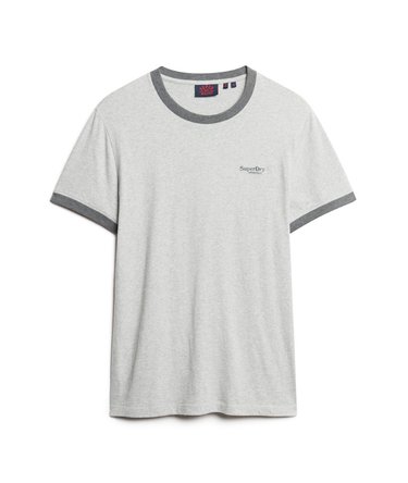Camiseta ringer de manga corta con logo Essential Image 6