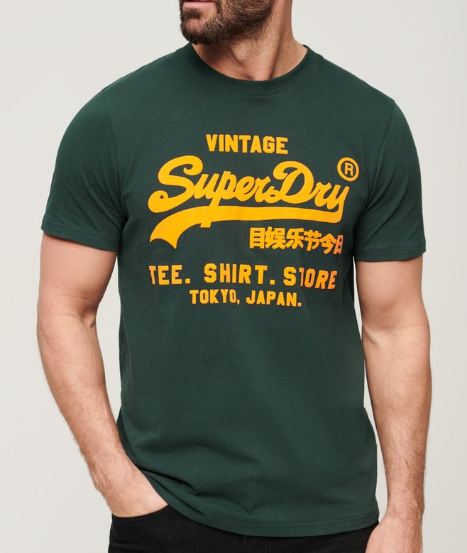 Neon Vintage Logo T-Shirt
