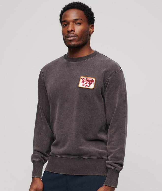 Mechanic Loose Fit Crew Sweatshirt