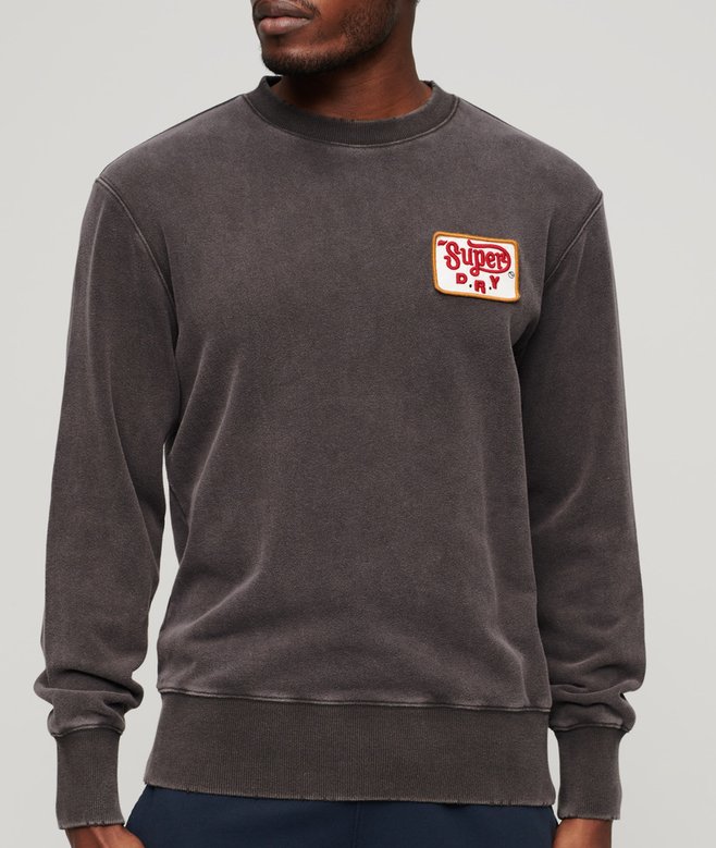 Mechanic Loose Fit Crew Sweatshirt