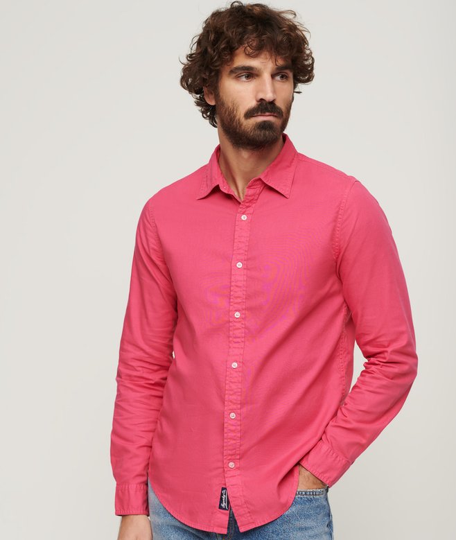 Overdyed Organic Cotton Long Sleeve Shirt