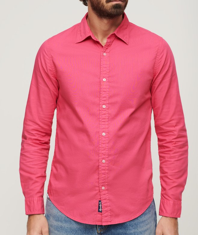 Overdyed Organic Cotton Long Sleeve Shirt