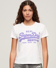 Camiseta gr&aacute;fica ne&oacute;n de corte ajustado