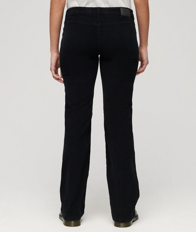 Low Rise Cord Flare Jeans