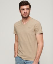 Organic Cotton Essential Logo V Neck T-Shirt