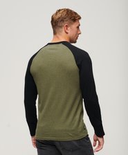 Essential Baseball-Oberteil mit langen &Auml;rmeln