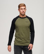 Essential Baseball-Oberteil mit langen &Auml;rmeln