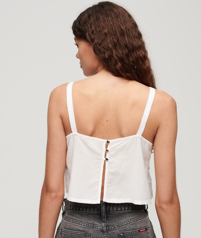 Ibiza Embroidered Cami Top