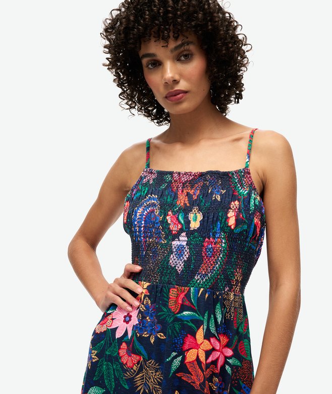 Smocked Cami Maxi Dress