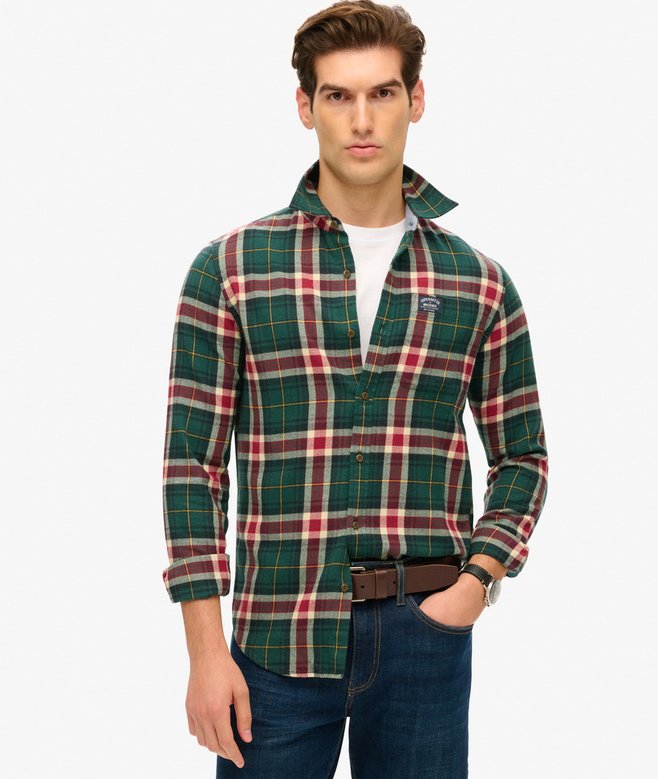Long Sleeve Cotton Lumberjack Shirt
